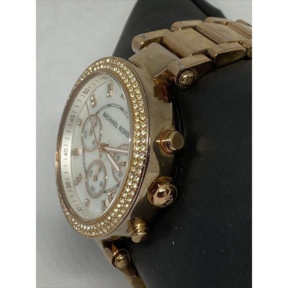 Michael Kors Parker MK5491 Womens Stainless Steel Analog Dial Quartz Watch LB315 - Picture 4 of 12